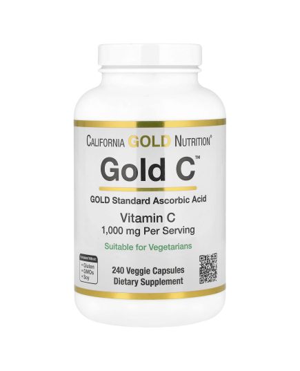 California Gold Nutrition, Gold C™, USP Grade Vitamin C, 1,000 mg, 240 Veggie CapsulesCalifornia Gold Nutrition, Gold C, USP Grade Vitamin C, 500 mg, 240 Veggie CapsulesCalifornia Gold Nutrition, Buffered Gold C, GOLD Standard Sodium Ascorbate (Vitamin C), 750 mg, 60 Veggie CapsulesCalifornia Gold Nutrition, Gold C Powder, Vitamin C, 1,000 mg, 8.81 oz (250 g)California Gold Nutrition, Total C Complex with Ascorbic Acid, Amla Extract, Citrus Bioflavonoids & Rose Hip Extract, 500 mg, 240 Veggie Capsulesproduct name